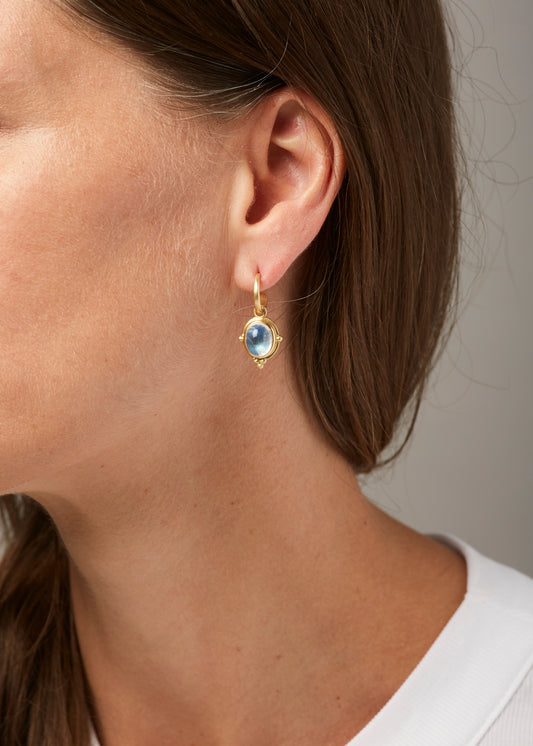 6.62cts Moonstone Earrings