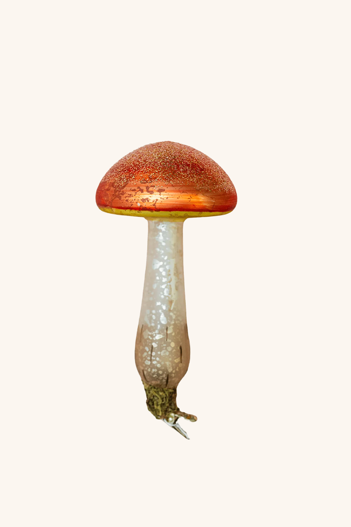Orange Capped Mushroom Clip
