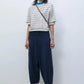Cotton Knitted Pants, Navy