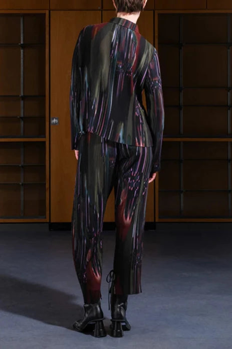 Knight Plisse Shirt, Tetris Drips