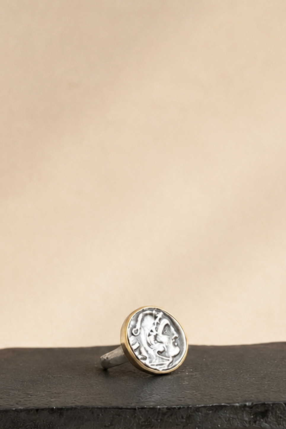 Repro Ancient Rome Coin Ring