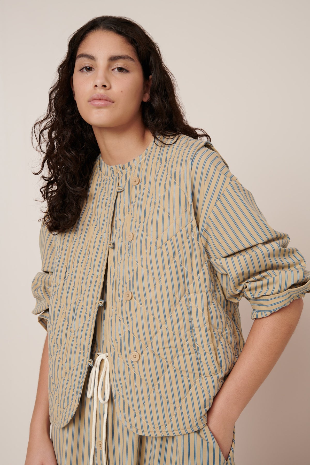 Axis Vest, Double Pinstripe