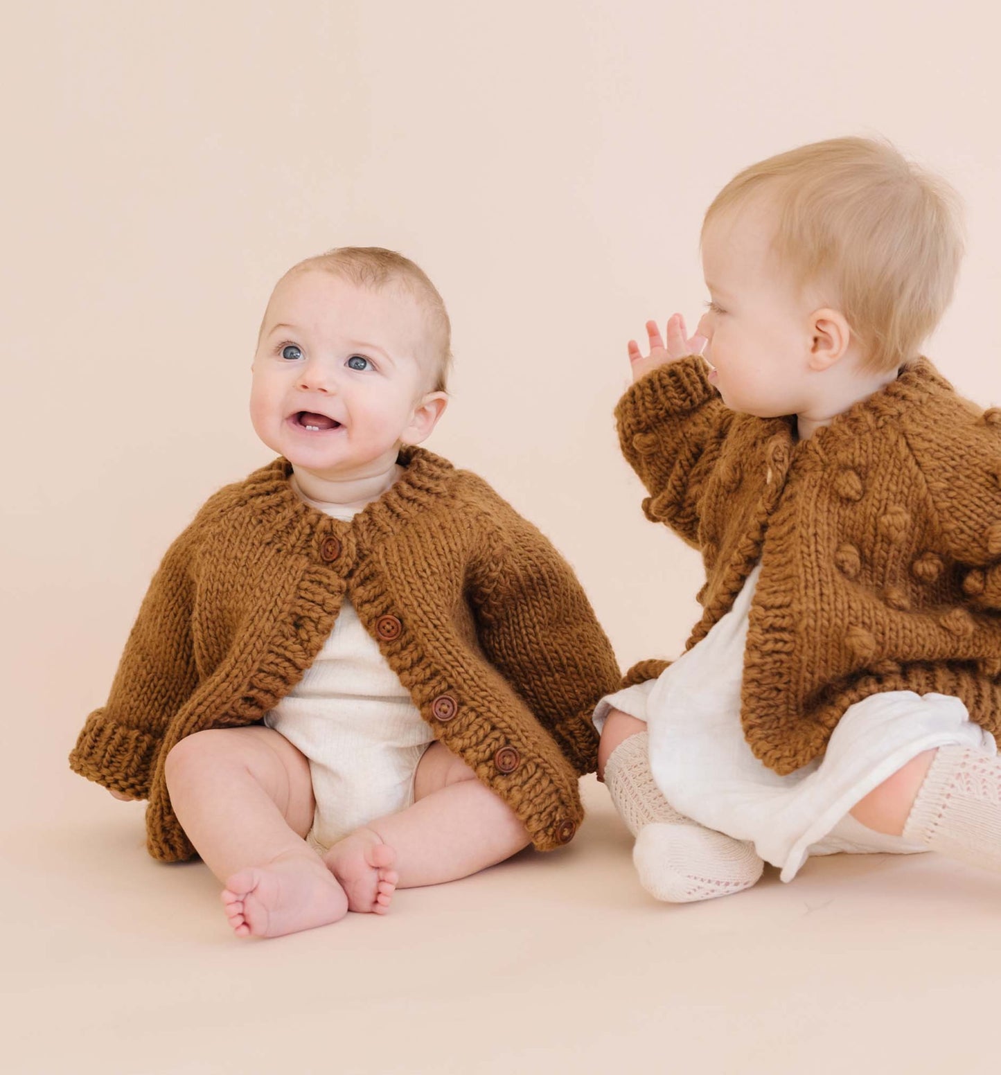 Kid's Classic Cardigan, Walnut