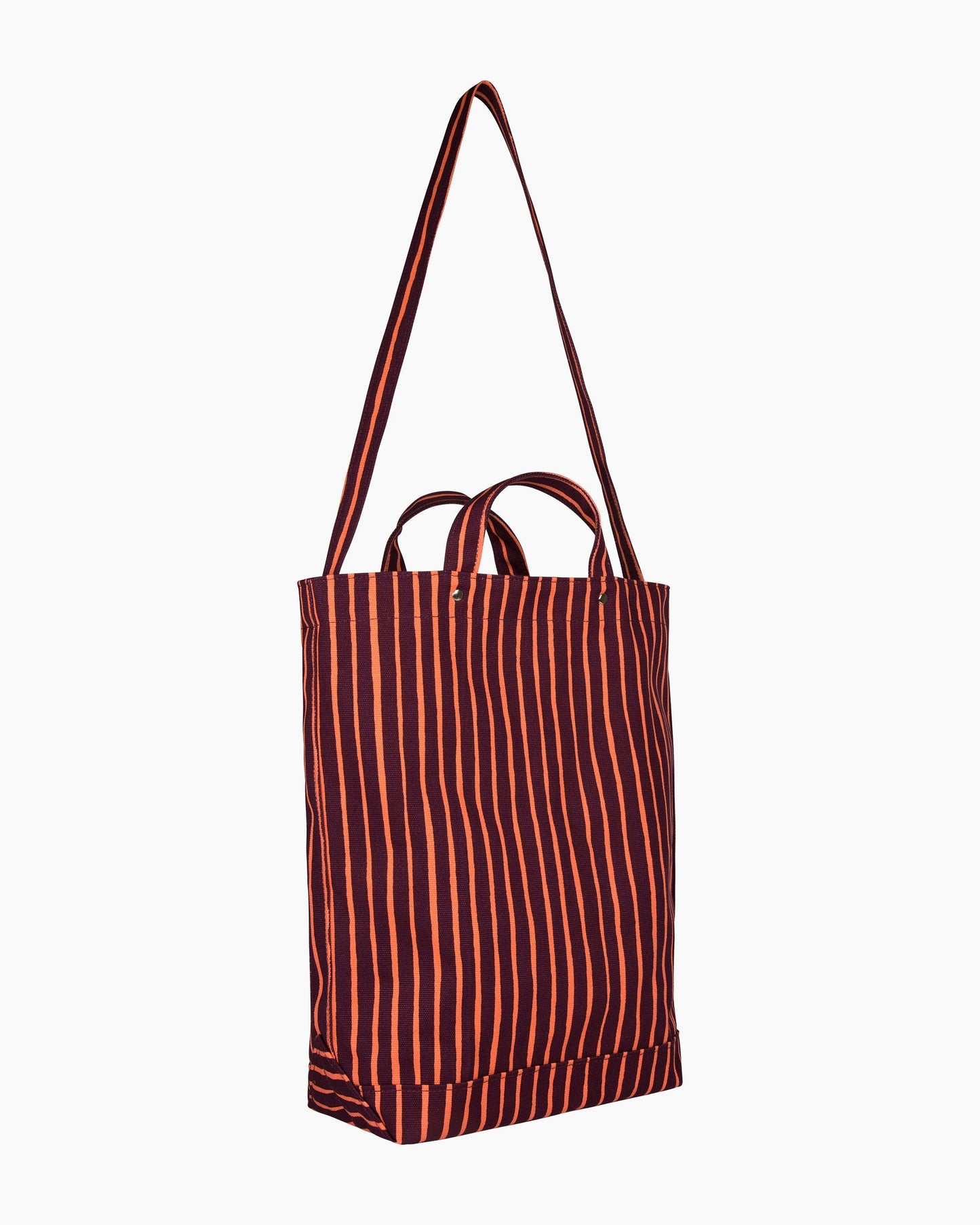 Marimekko Odelia bag Striped Tote made of heavyweight cotton canvas in the Piccolo pattern