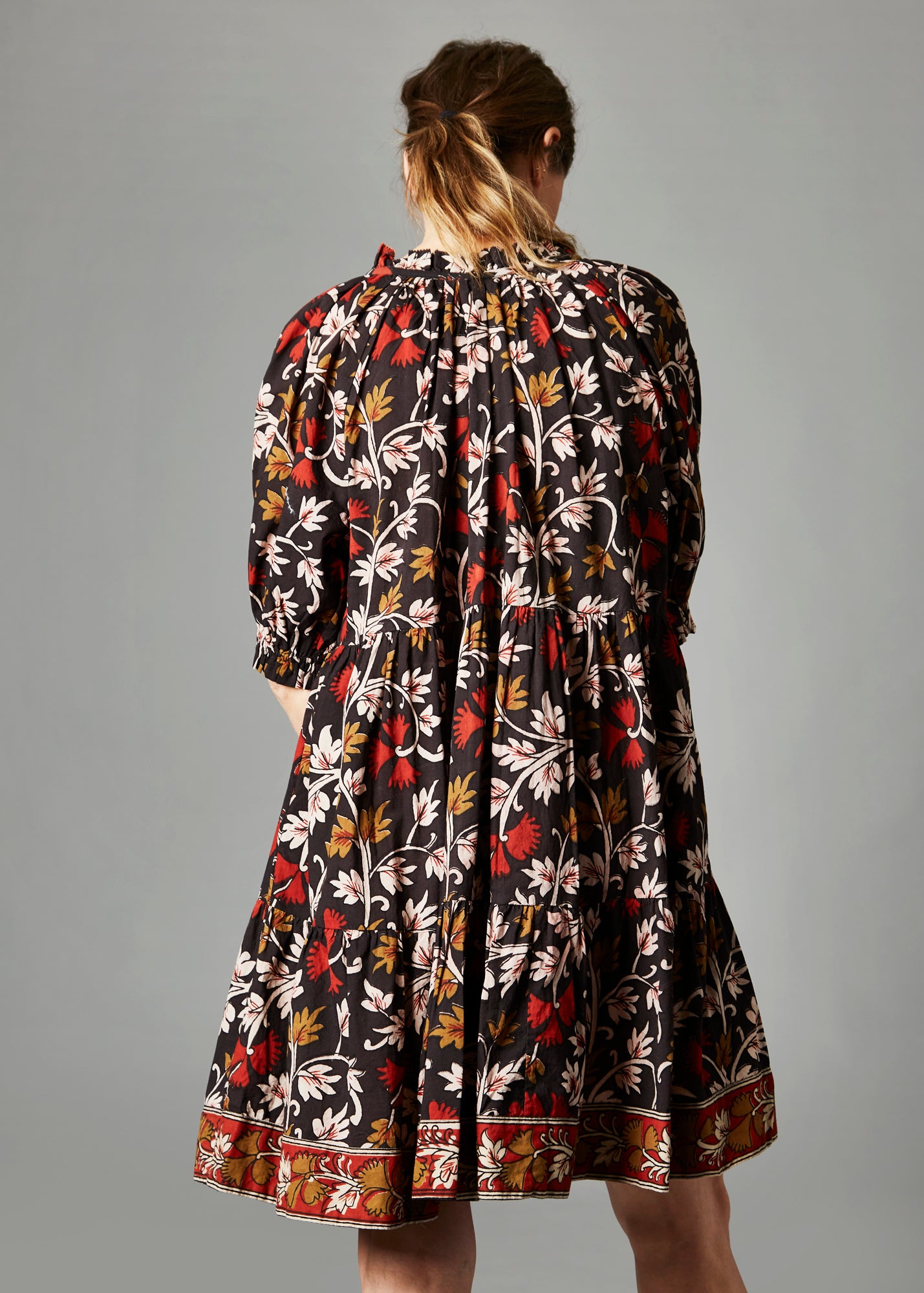 Graziana Short Dress, Lady Black