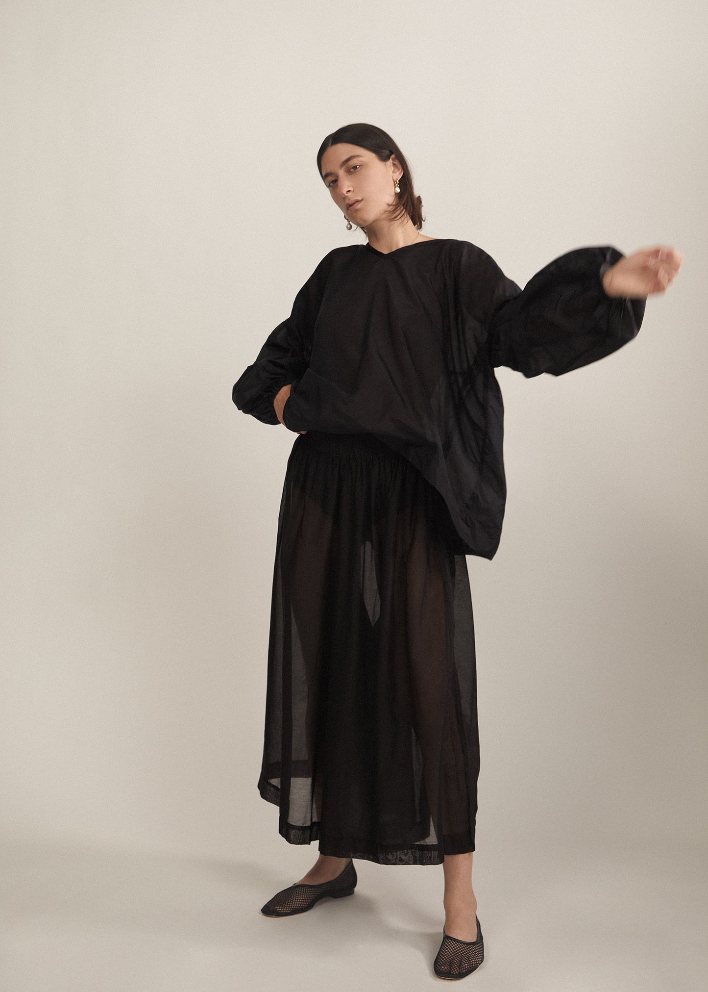 Adele Blouse, Black