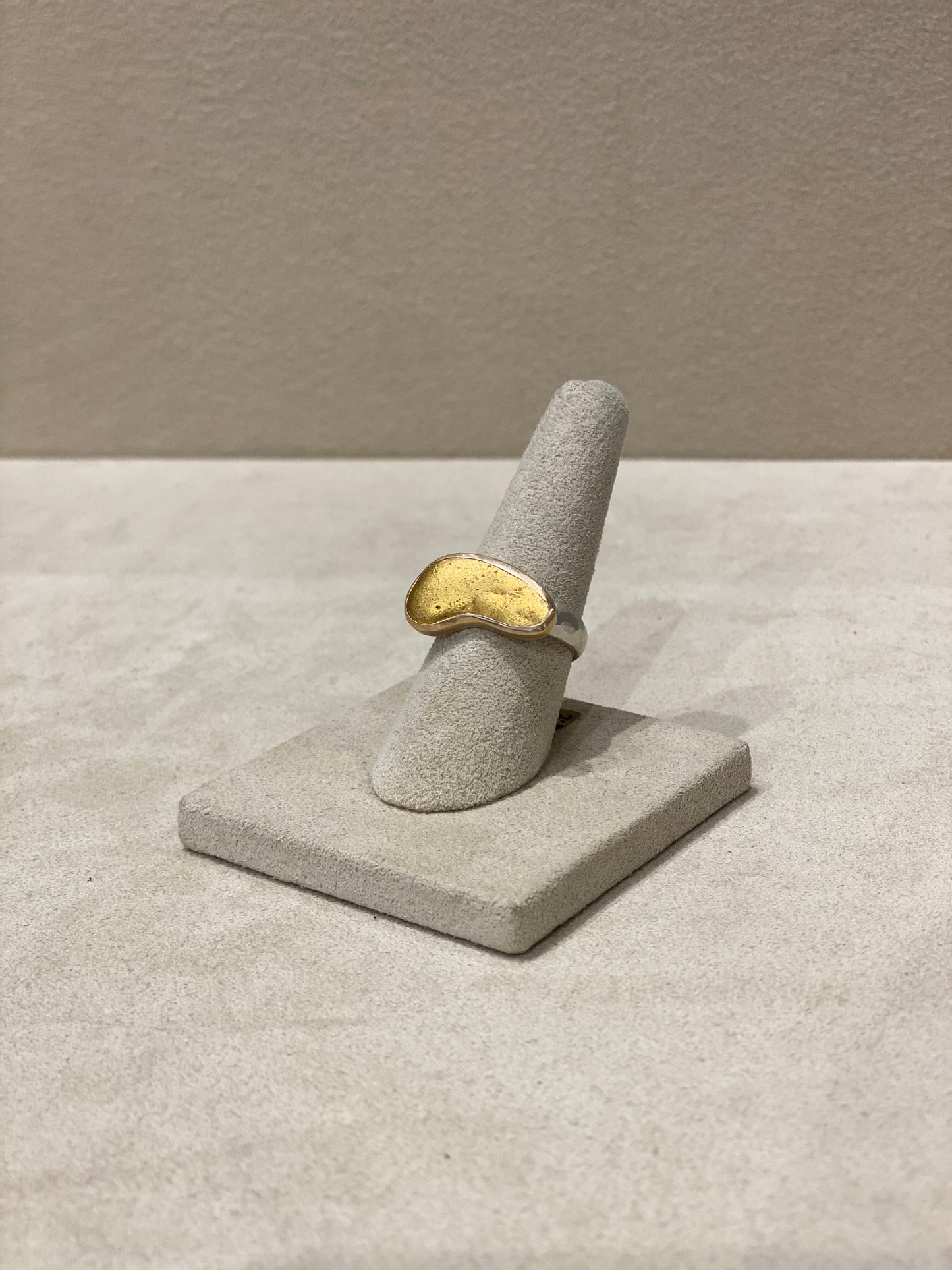 Natural Gold Nugget Ring