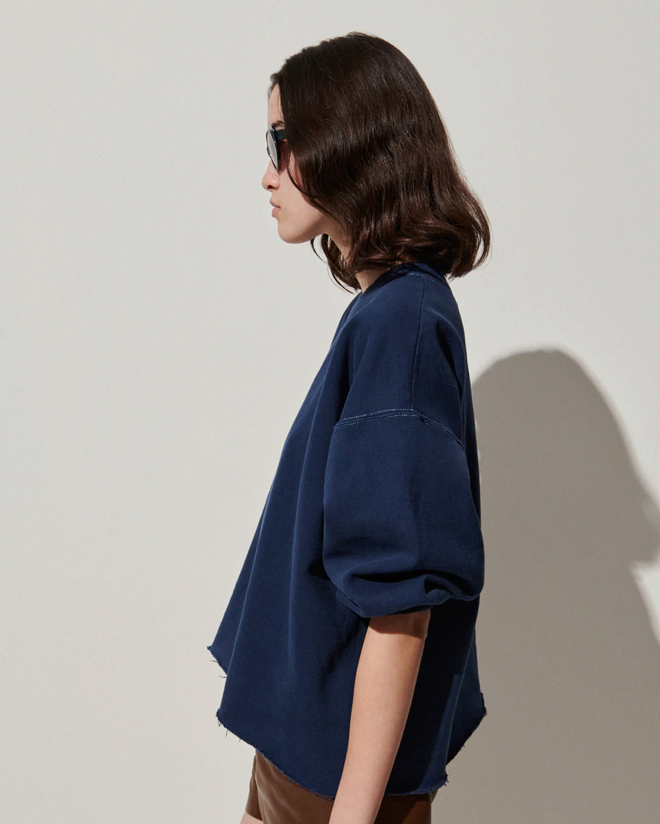 Fond Sweatshirt, Dark Indigo