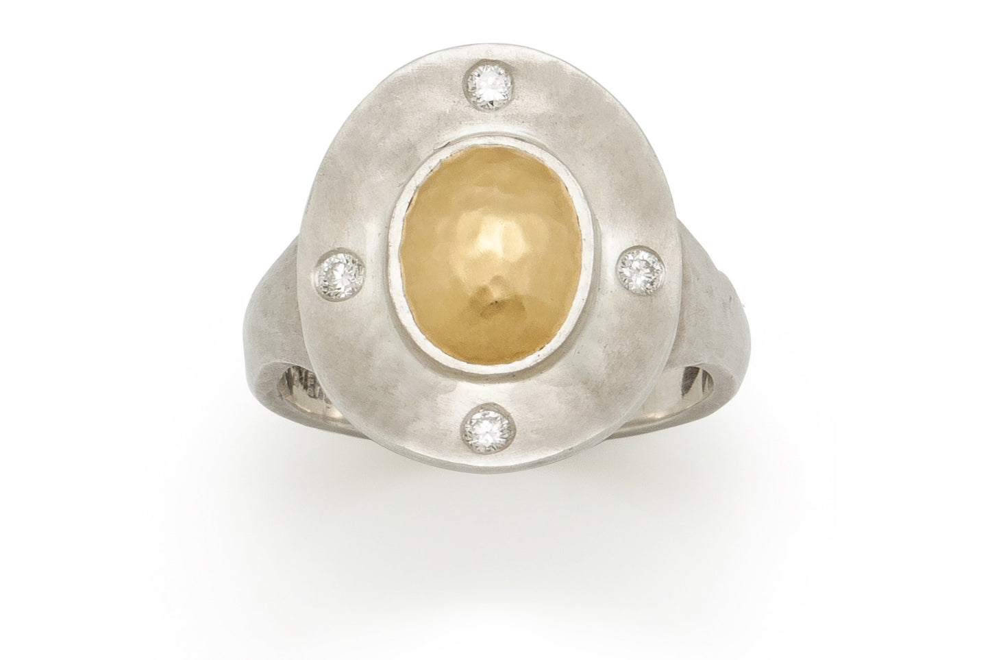 Gold Dome Saddle Ring