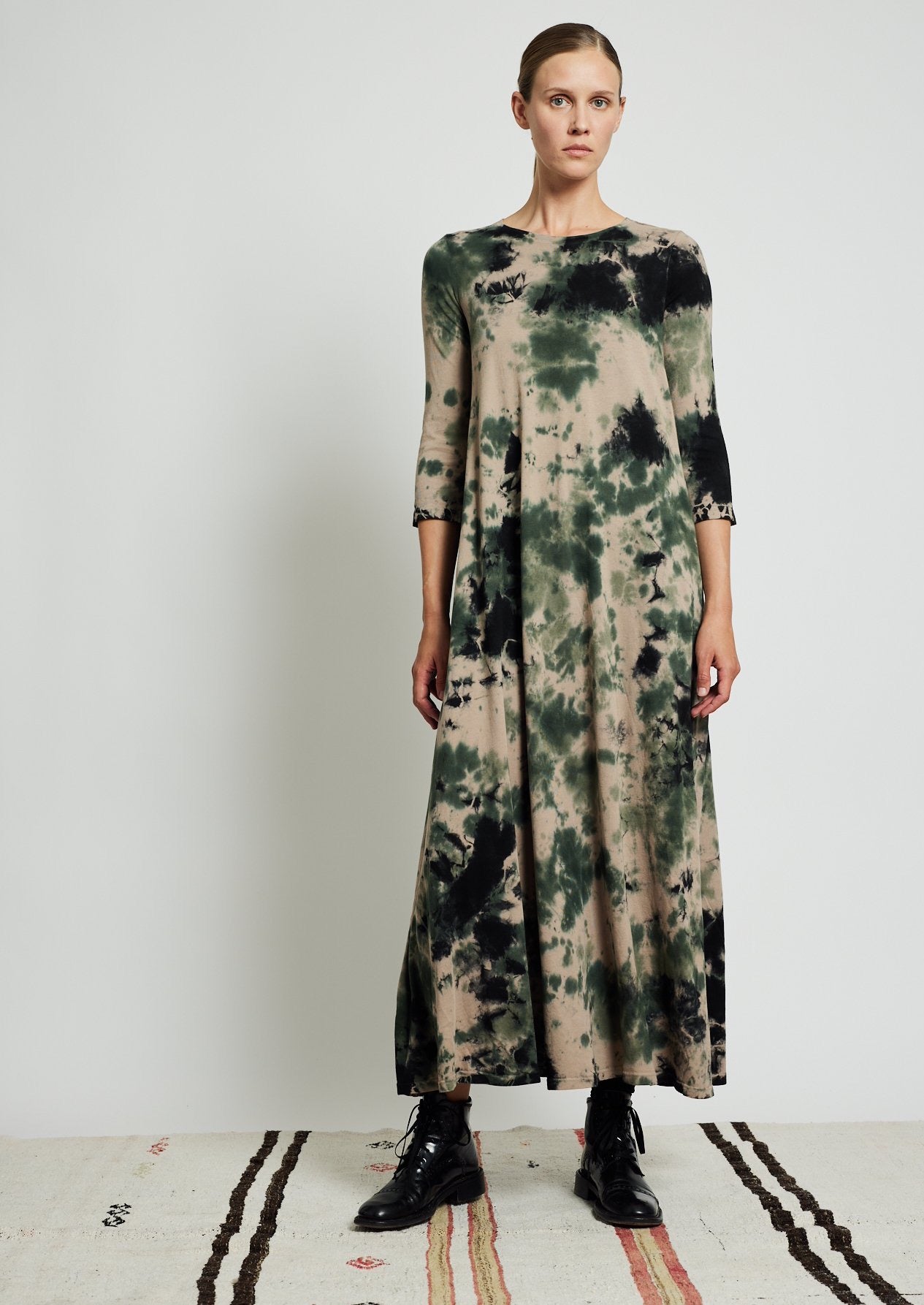 army maxi dress Camo Maxi Dress With Faux Leather Obi Belt | Cotton Military Print
