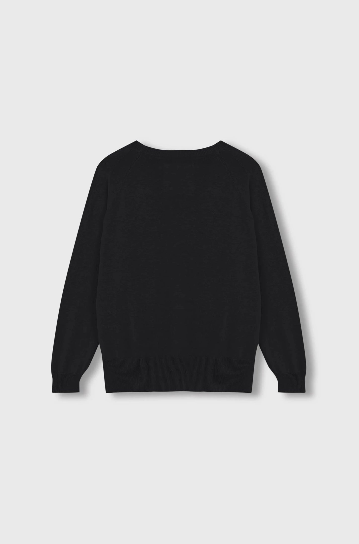 Silk Fretwork Sweater, Black
