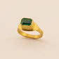 Emerald Ring in 22K Gold
