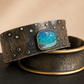 Starry Night Black Boulder Opal Cuff
