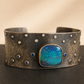 Starry Night Black Boulder Opal Cuff