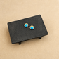 Sleeping Beauty Drop Earrings in 18 kt Gold