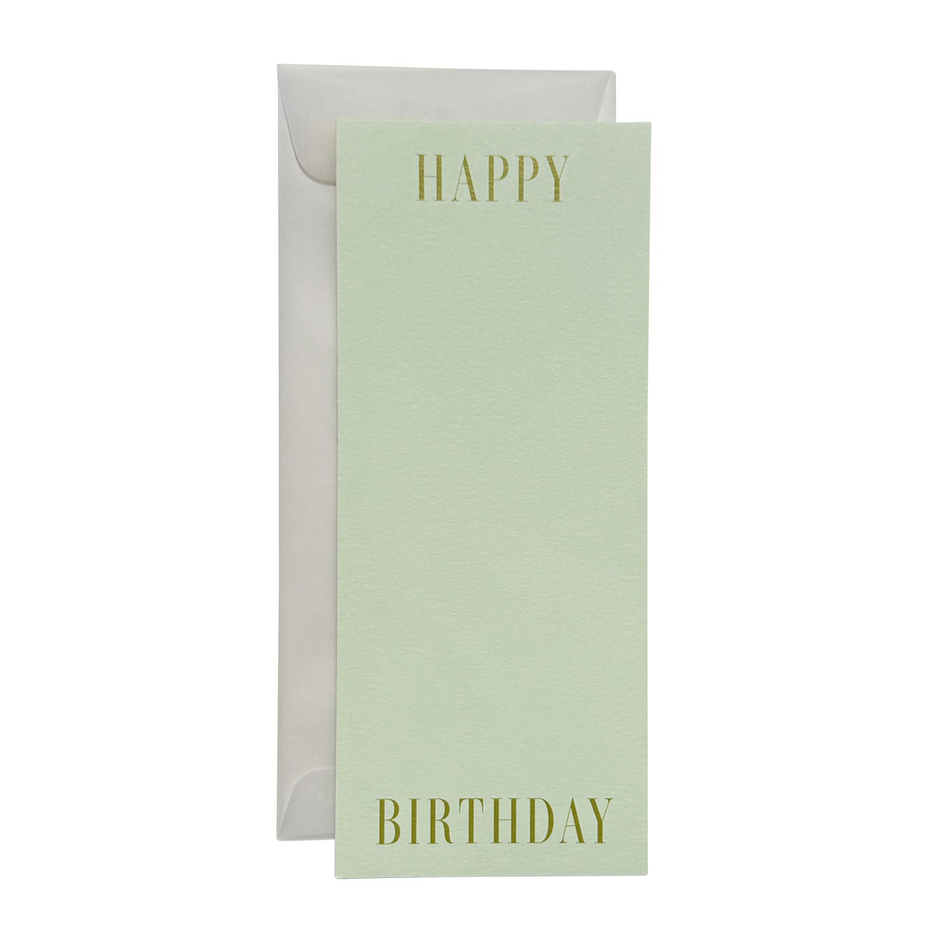 Happy Birthday No. 60: Pistachio Card