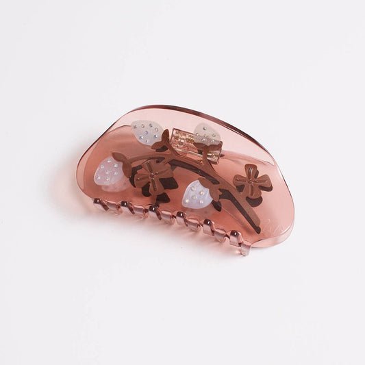 Pineberry Claw - Strawberry Berry Claw Clip