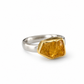 18K Gold Citrine Ring