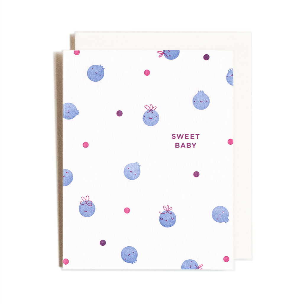 Blueberry babies Card