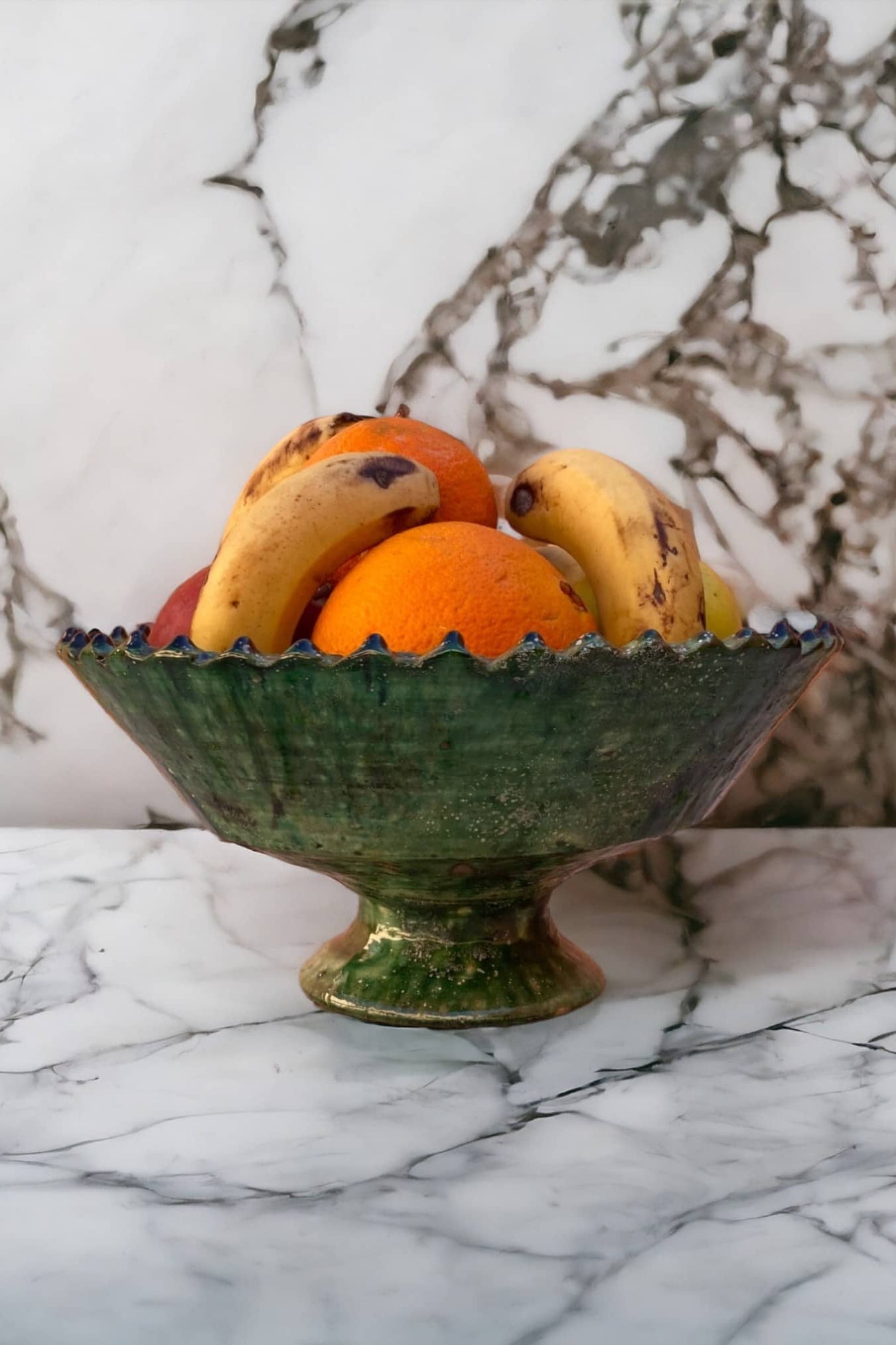 Fruit Bowl Tamegroute Green: Lrg