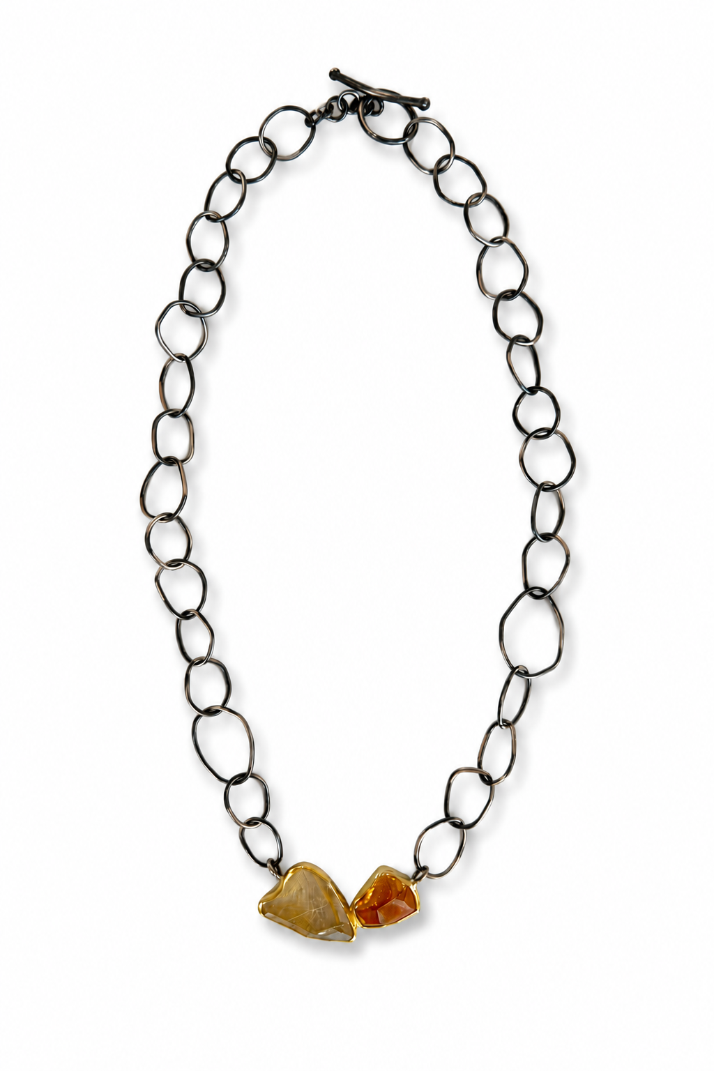 Rutilated Quartz & Citrine Necklace