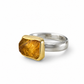 18K Gold Citrine Ring