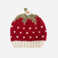 Strawberry Beanie: Red / M 2-5y