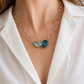 Aquamarine & London Blue Topaz Necklace