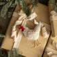 White Chicken Holiday Ornament