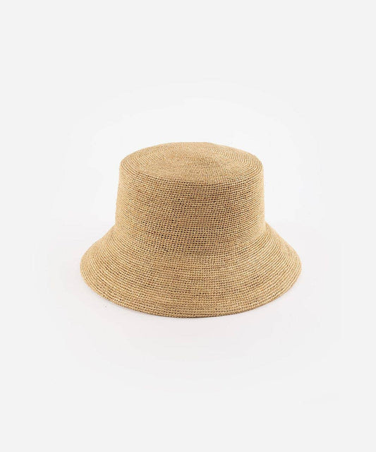 Gigi Pip - Lana Packable Bucket Hat: Natural / M/ L 59