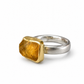 18K Gold Citrine Ring