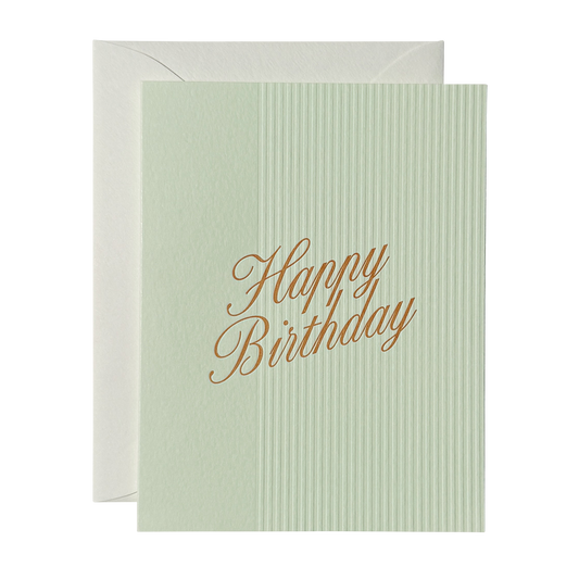 Happy Birthday No. 56: Pistachio Card