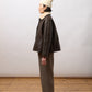 Avis Jacket, Chocolate Curly Hair Sheepskin