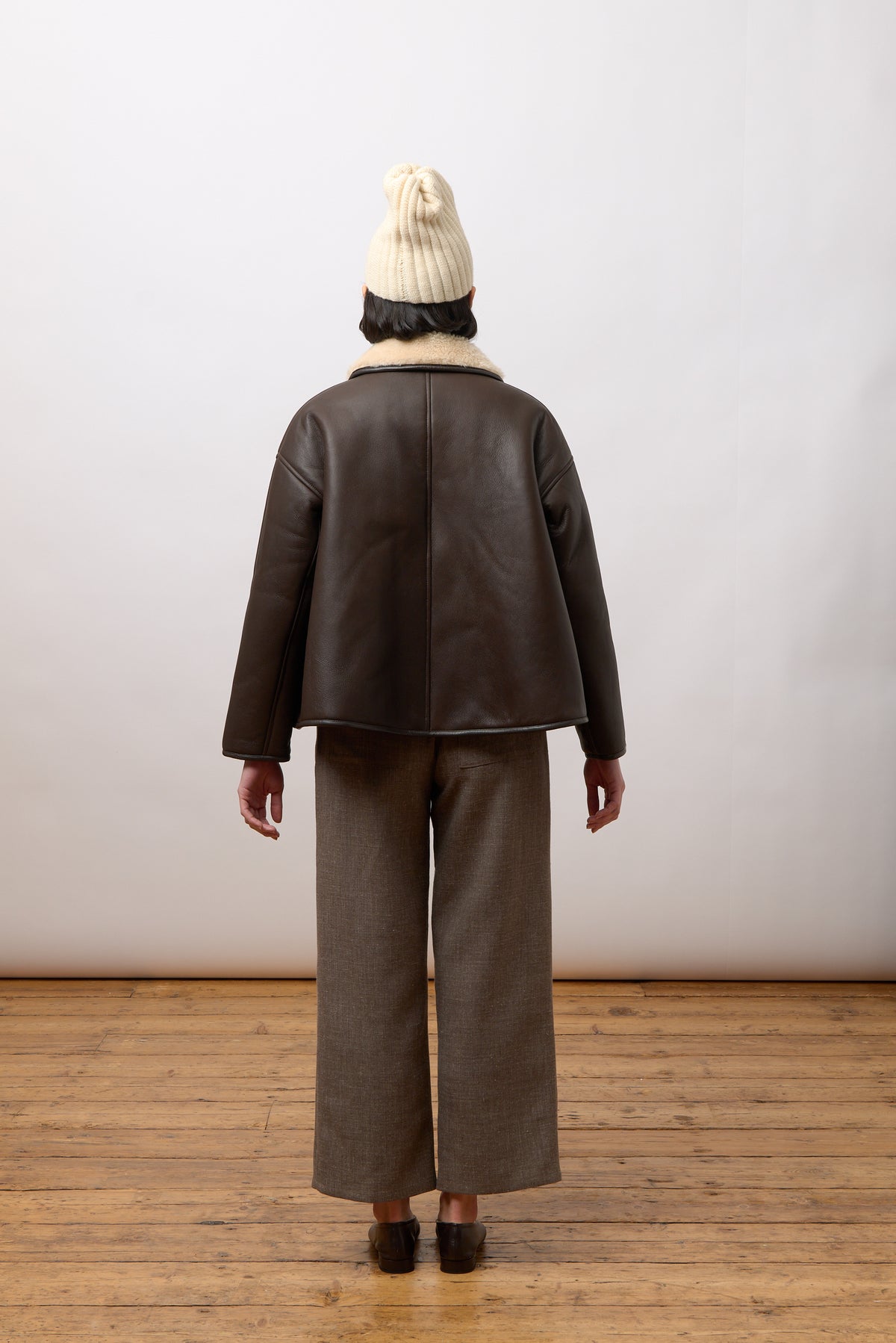 Avis Jacket, Chocolate Curly Hair Sheepskin
