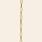 Bail Link Chain Bracelet in 22K Gold