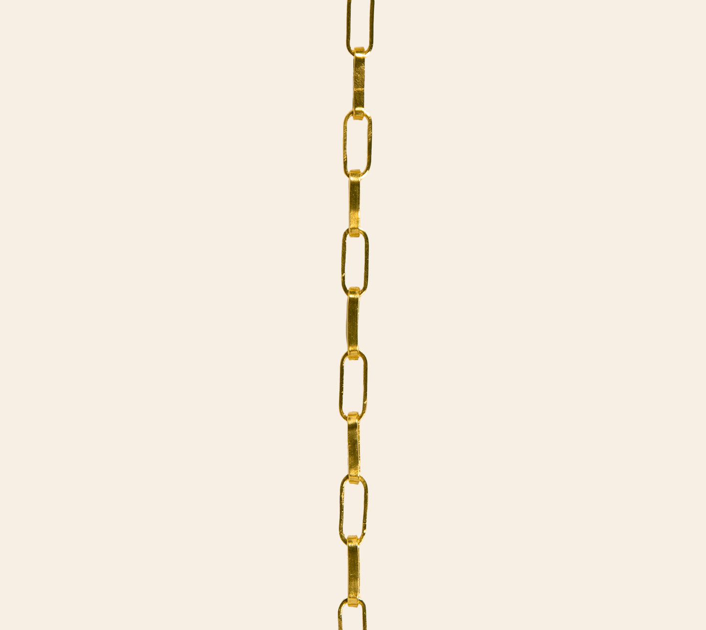 Bail Link Chain Bracelet in 22K Gold