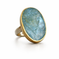 Natural Surface Aquamarine (Aurelia Ring)