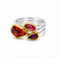 Tourmaline & Citrine Ring