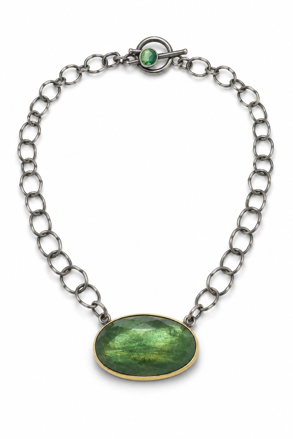 Green Amethyst Necklace