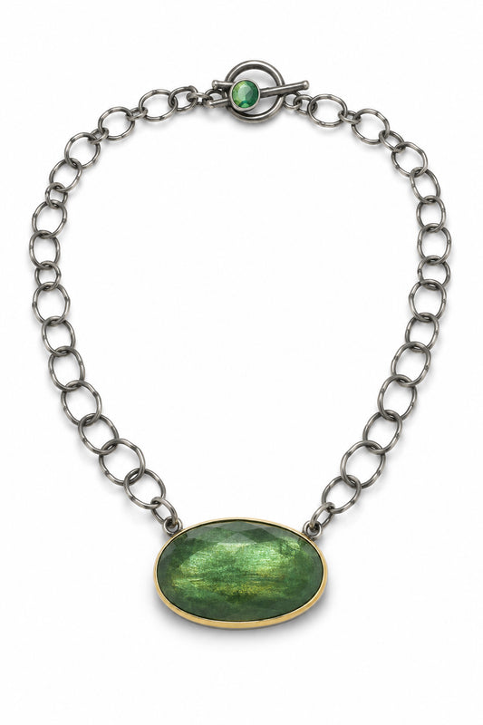 Green Amethyst Necklace