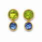 Peridot & Tanzanite Earrings