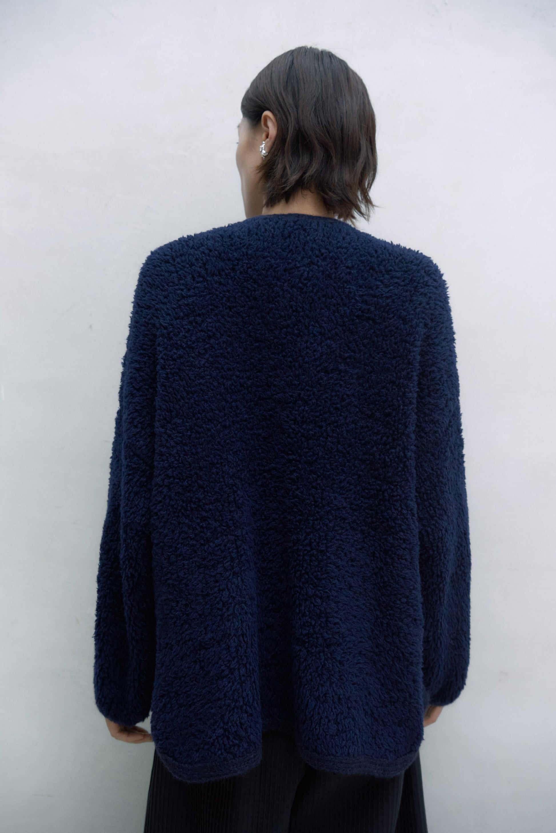 Wool Teddy Jacket, Navy – SOTE | Spirit of the Earth