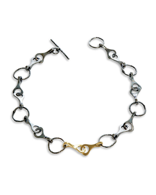 Isabella Necklace SS & 18K