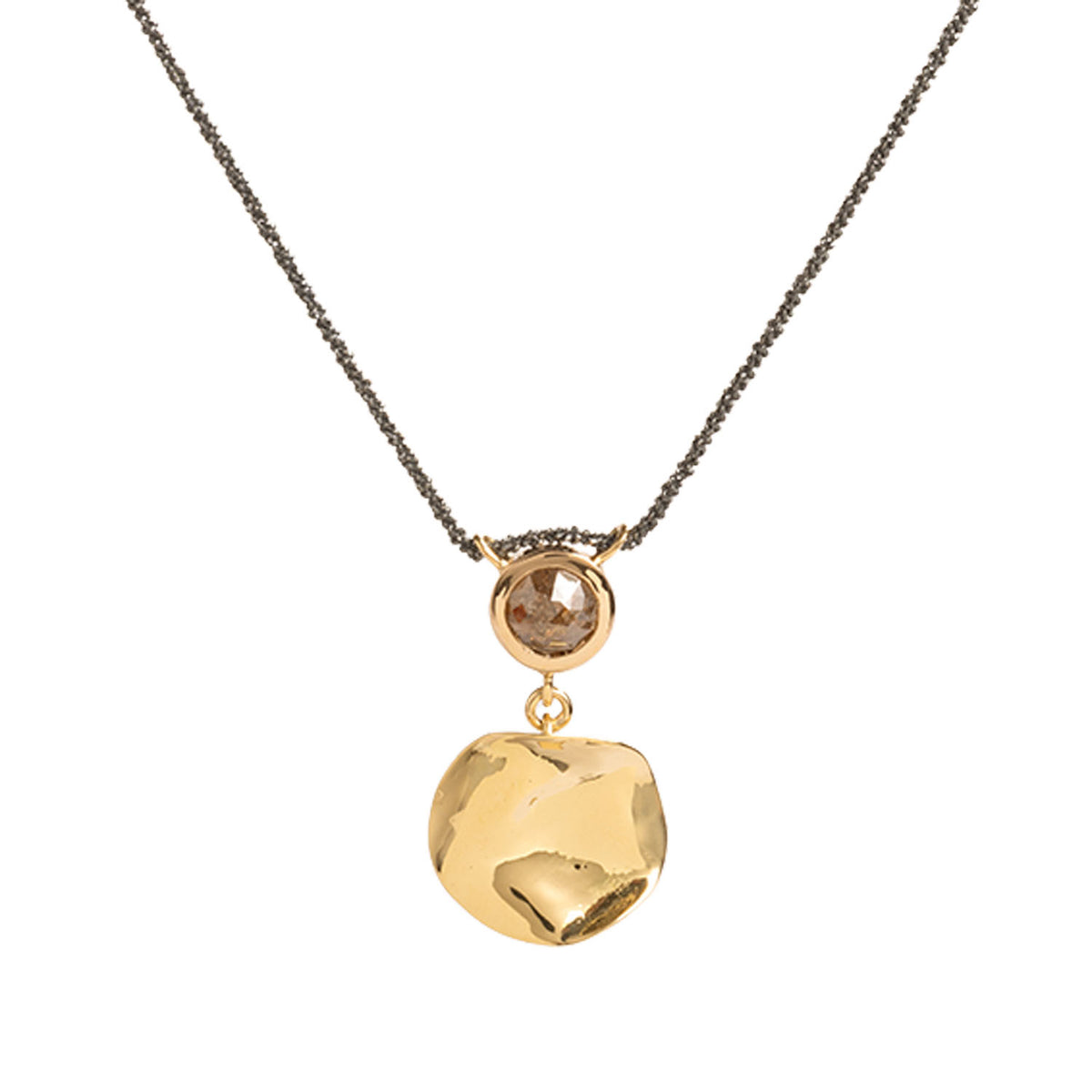 Thesan Necklace 18KG S/S