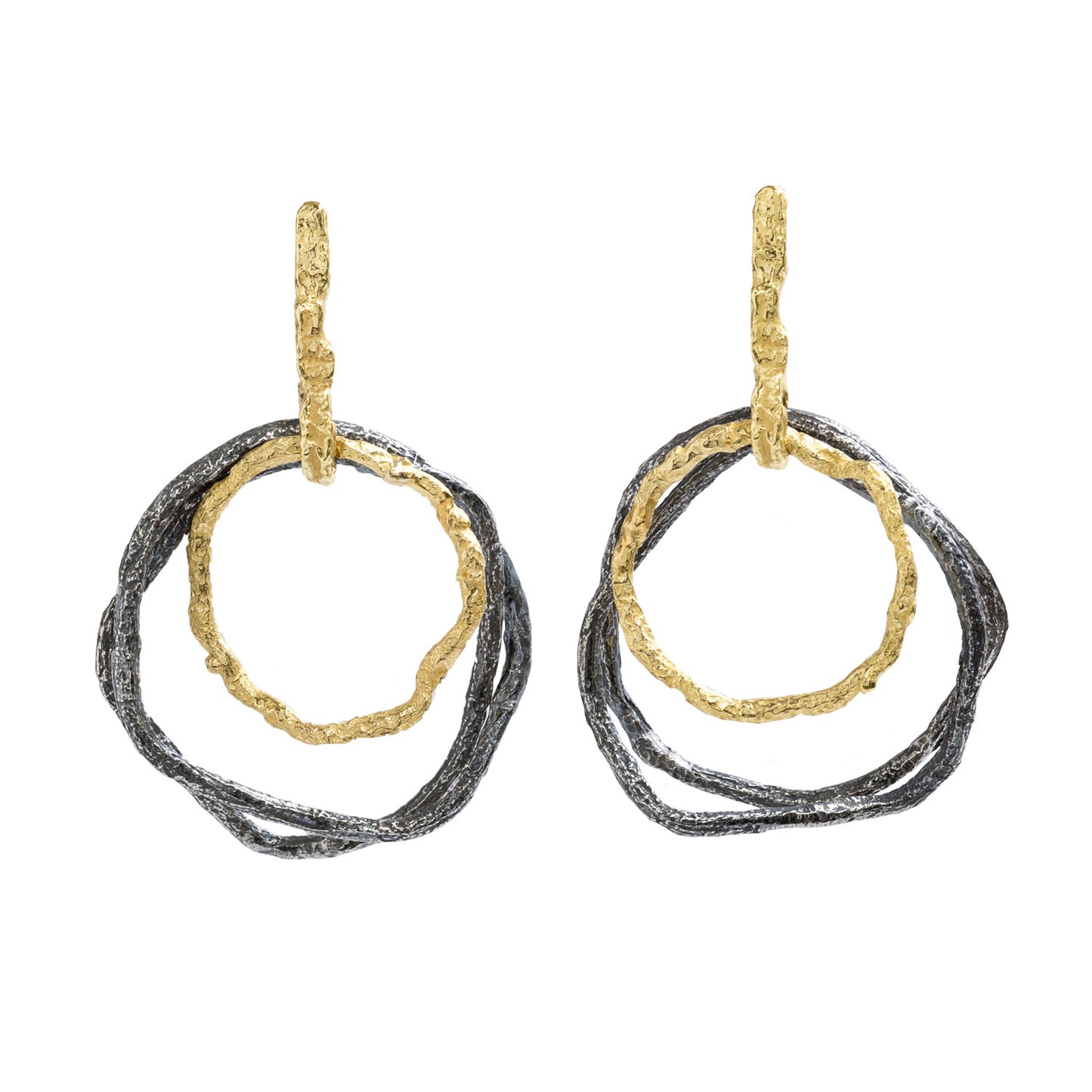 Sunshine Earrings 18K Gold & SS