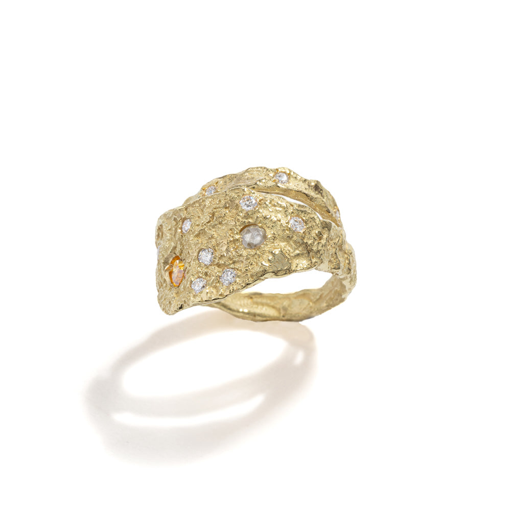 Sunshine Ring 18KG with Diamonds