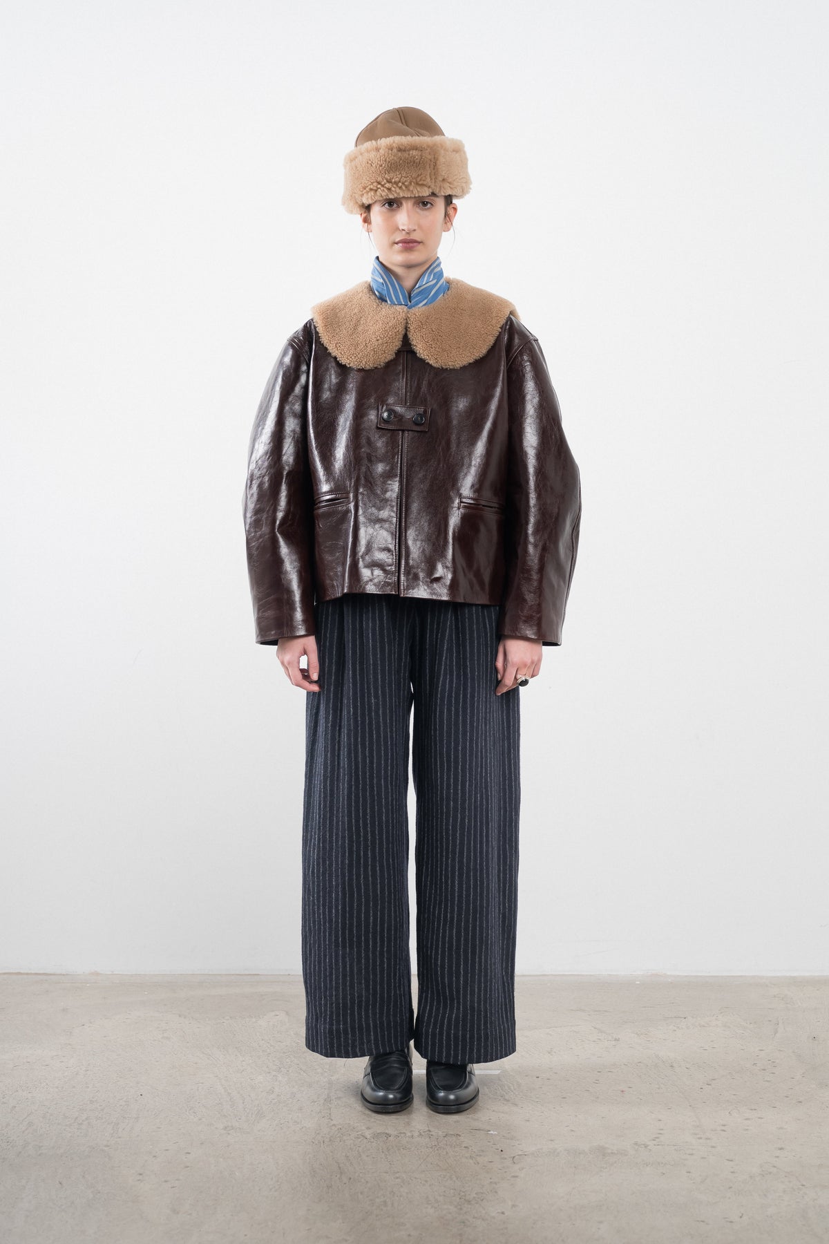 Leather Ellie Jacket, Canada Brown