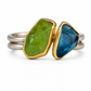 Peridot & London Blue Topaz Ring