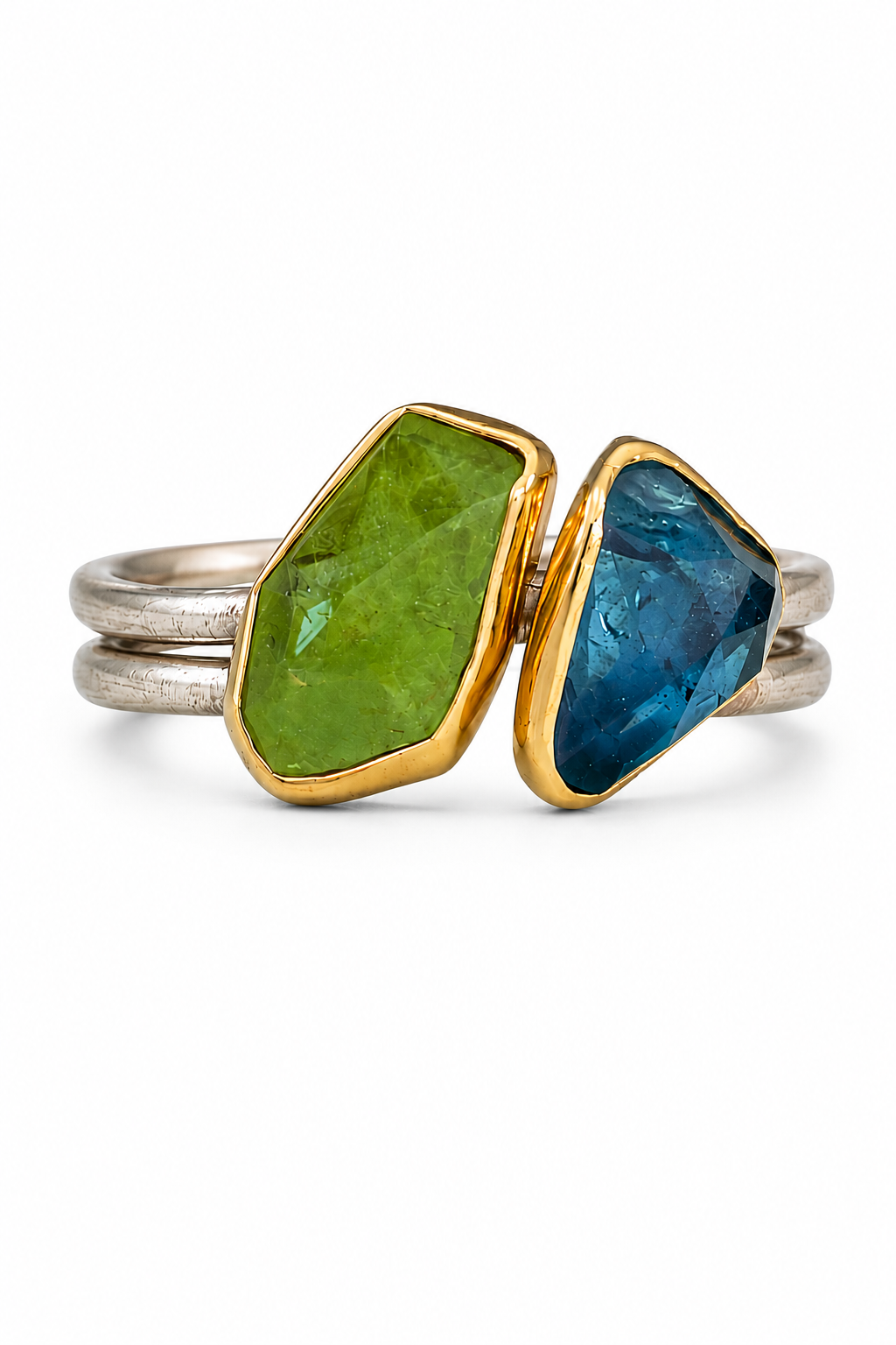 Peridot & London Blue Topaz Ring