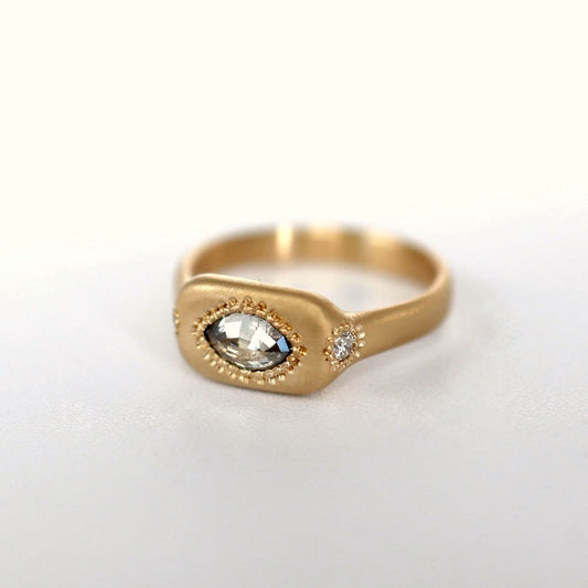 Marquise Diamond Pool Ring